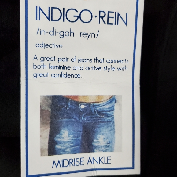 NWT!! INDIGO REIN BLACK VELVET SMOOTH MEDIUM RISE FUT & FLARE BELL BOTTOMS! - Picture 16 of 16